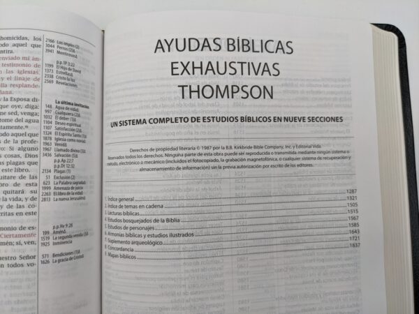 Biblia de Referencia Thompson - Imitación Piel RVR60 5