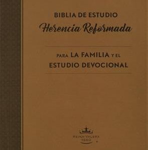 Biblia De Estudio Herencia Reformada Imitación Piel Cafe RVR 1960