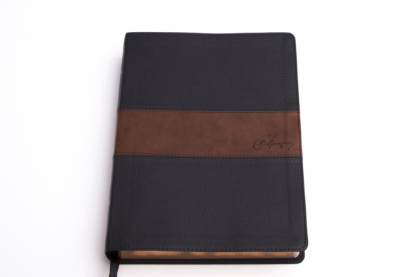 Biblia de Estudio Spurgeon RVR 1960 Negro Marron-Simil Piel 2