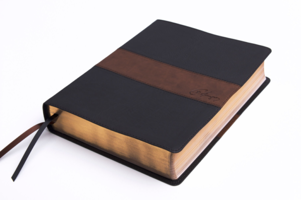 Biblia de Estudio Spurgeon RVR 1960 Negro Marron-Simil Piel 4