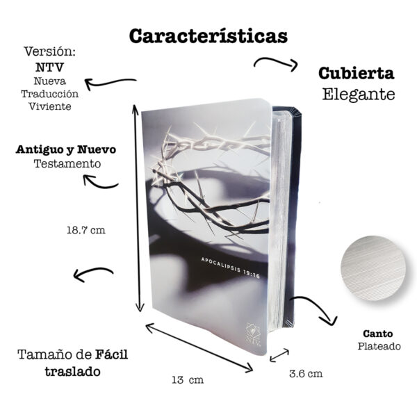 Biblia Ntv Compacta Letra Grande Apocalipsis 19:16 3