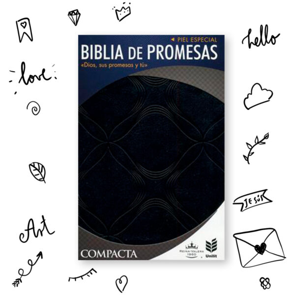 Biblia De Promesas Compacta Dios, Sus Promesas Y Tu Negro