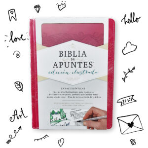 Biblia De Apuntes Fucsia Ilustrada Rvr1960