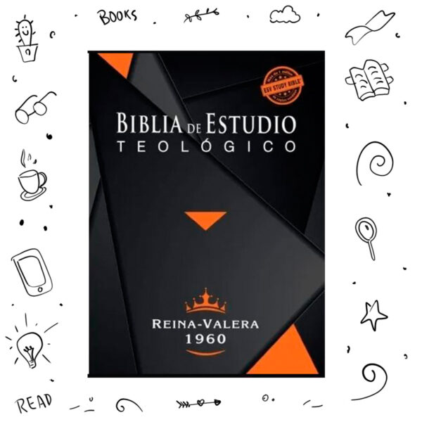 Biblia De Estudio Teologico/RVR089cTILGEE/Negro Indice Piel