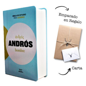 Biblia de Estudio para hombres Andrós Tapa Dura RVC