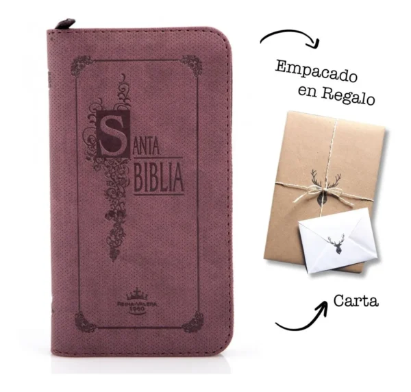 Biblia Tipo Agenda Pequeña - Vinotinto Rvr 1960