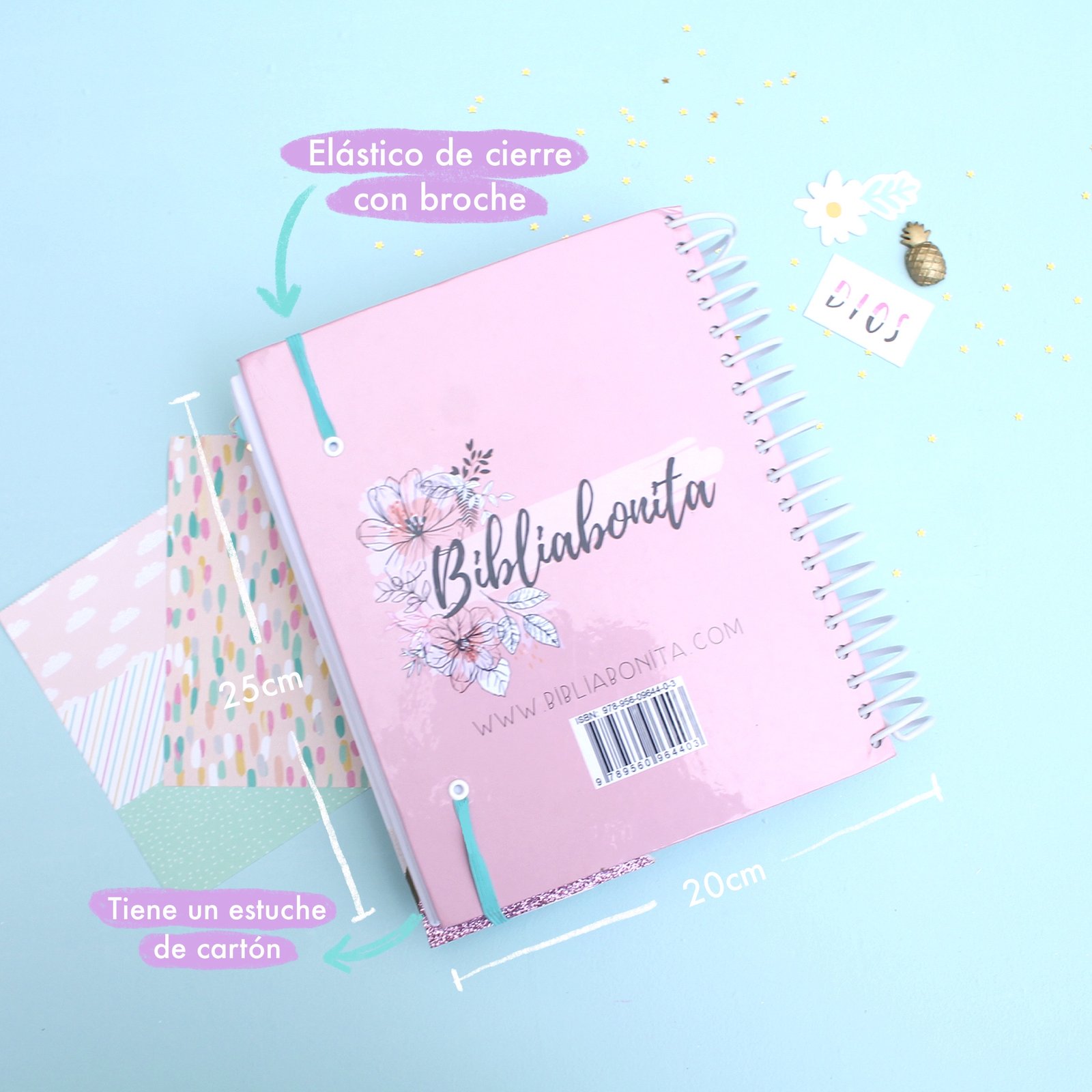 Biblia Bonita para Apuntes e Ilustrar - Reina Valera 1602 Purificada - Imagen 2