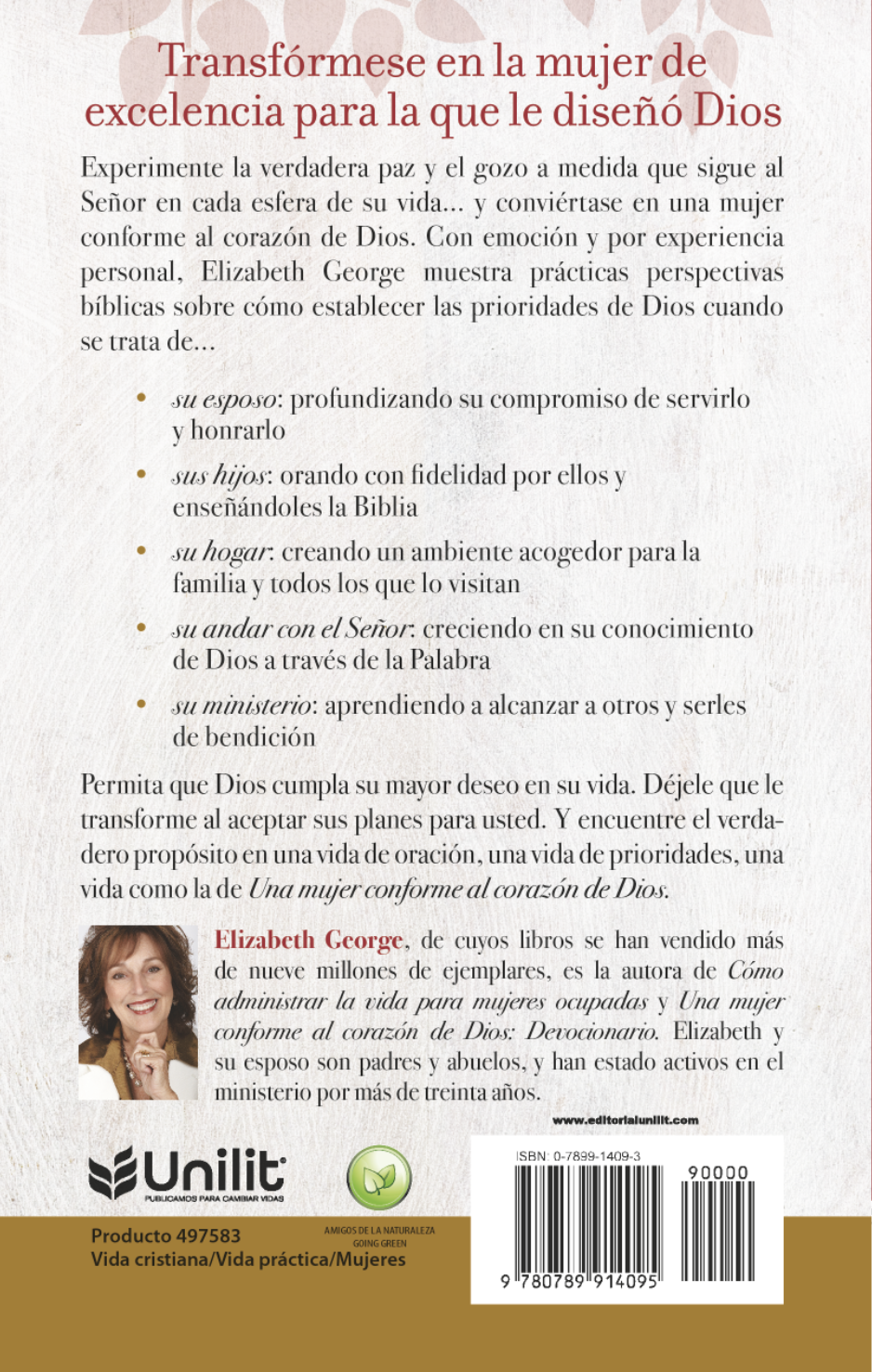 Una mujer conforme al corazón de Dios -Libro- George Elizabeth - Imagen 6