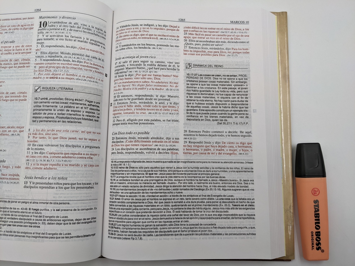 Biblia de Estudio Plenitud Reina Valera 1960 Tapa Dura - Imagen 8