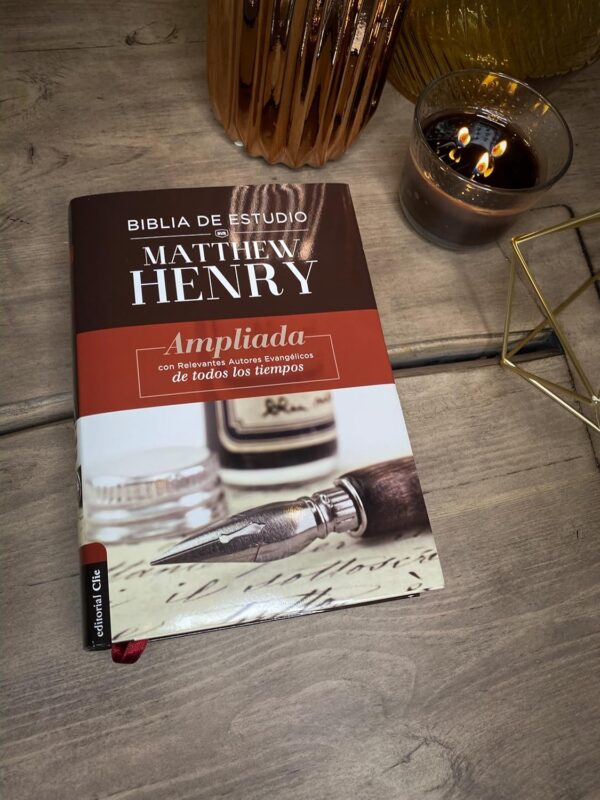 Biblia de Estudio Matthew Henry - RVR - Tapa Dura - Imagen 2