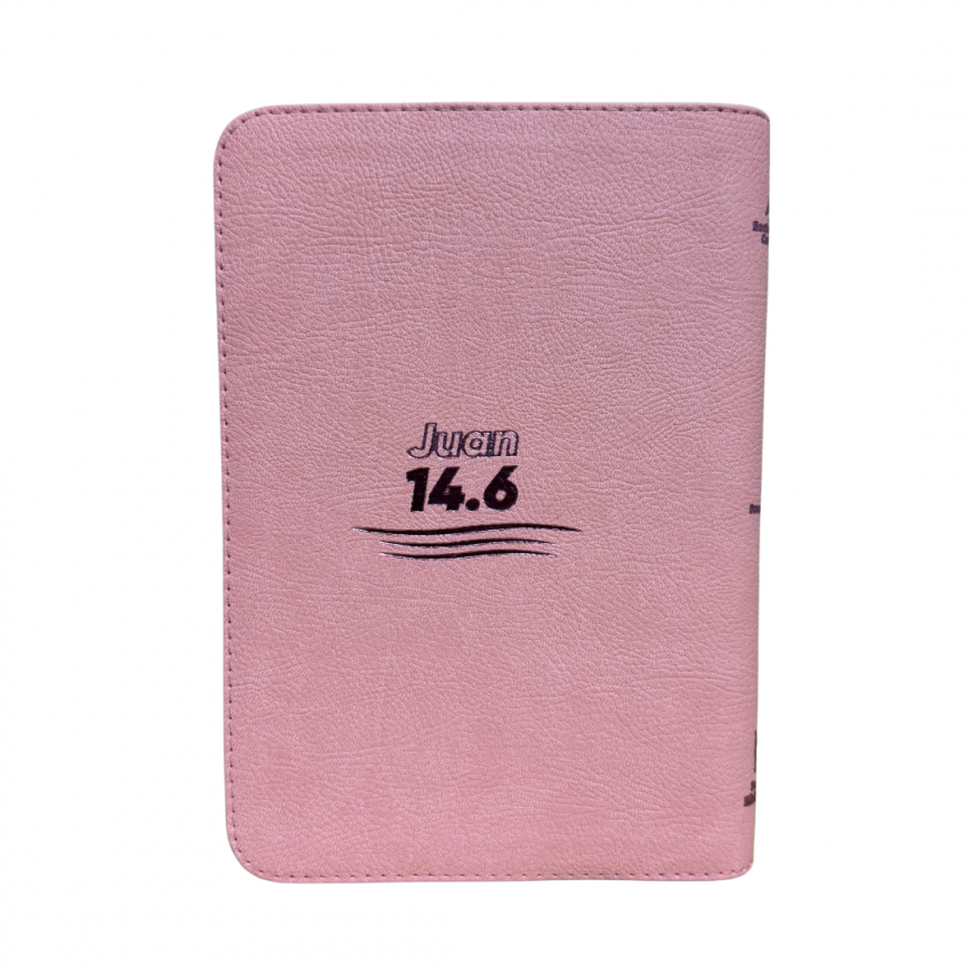 Biblia Letra Grande 12 RVR 1960 El Camino Rosado Cierre - Imagen 2