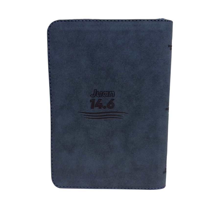 Biblia Letra Grande RVR 1960 El Camino, la Verdad y la Vida Color Azul Cierre - Imagen 4