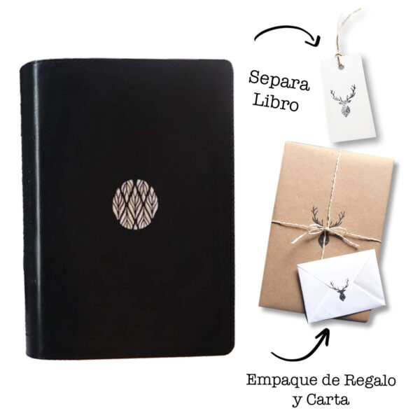 Biblia RVR Letra mediana Color Negro Con Ayudas Digitales