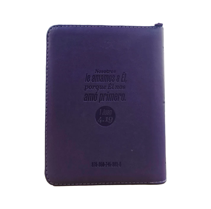 Biblia Mediana RVR Letra Grande 11 puntos PJR Color Lila Con Ayudas Digitales - Imagen 5