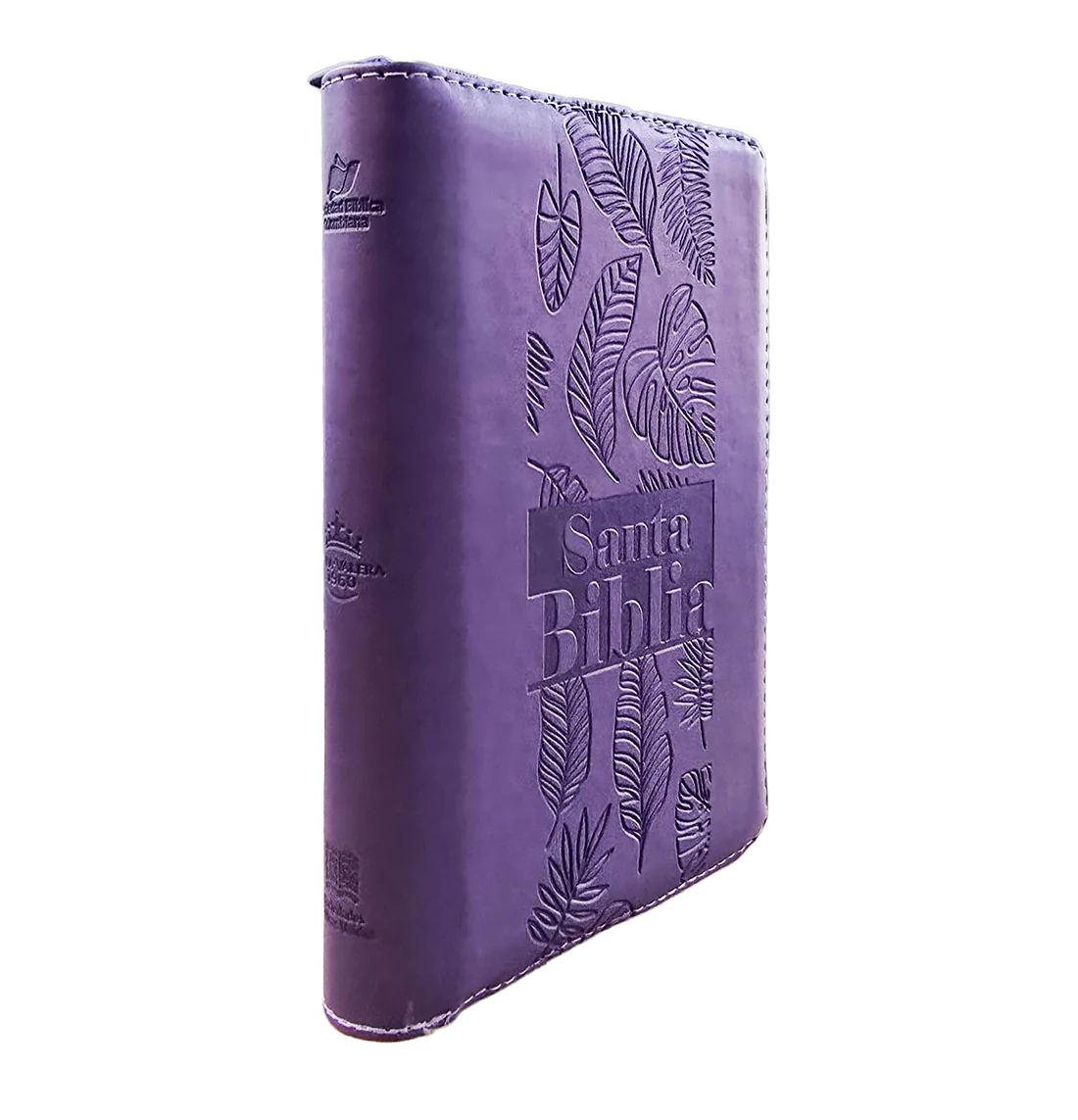 Biblia Mediana RVR Letra Grande 11 puntos PJR Color Lila Con Ayudas Digitales - Imagen 3