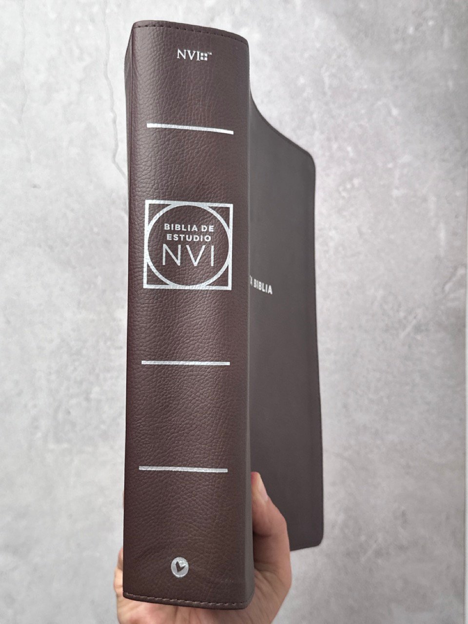 Biblia de Estudio NVI 2022 Letra Grande – Piel Café - Imagen 2