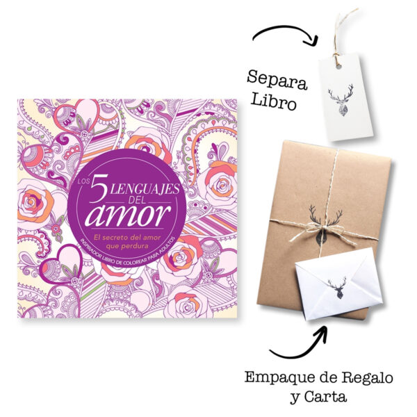 Los 5 lenguajes del amor: libro de colorear para adultos