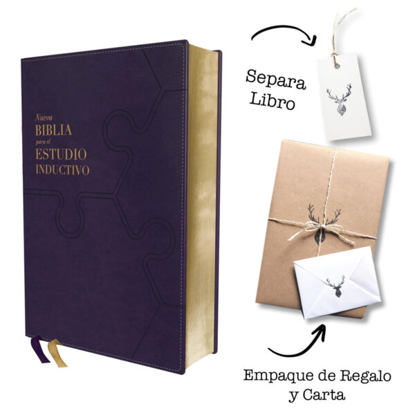 Biblia Estudio Inductivo NBLA - Purpura Piel Italiana