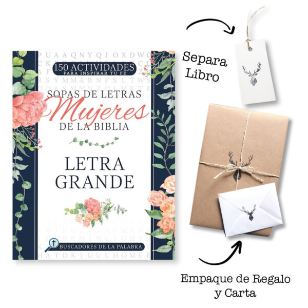 Sopas de letras Mujeres de la Biblia - 150 Actividades para Inspirar tu Fe