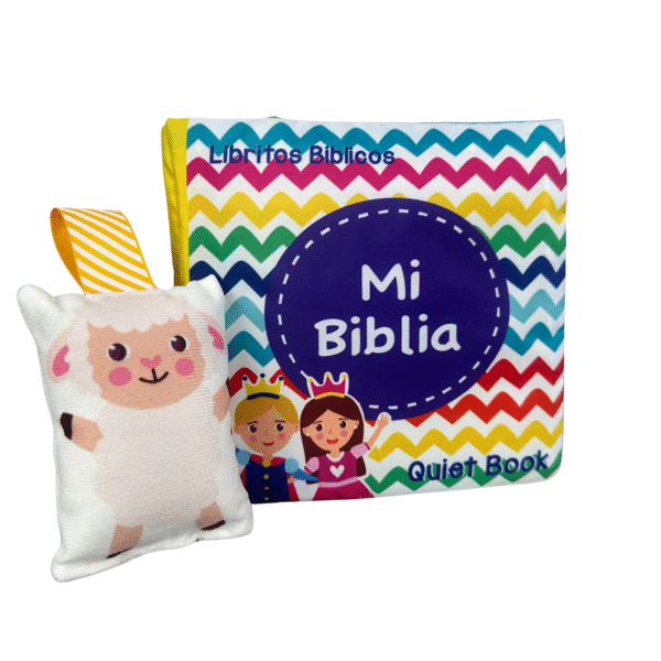 Mi Biblia con Sonajero - de Tela Sensorial para Bebés