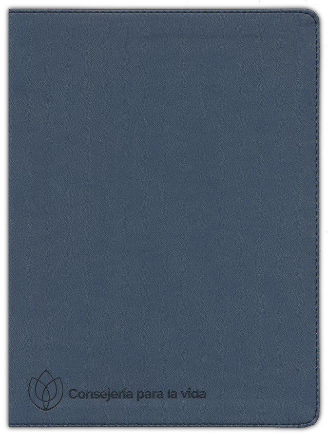 Biblia Consejería para la vida Azul Pizarra símil piel RVR 1960 - Imagen 5