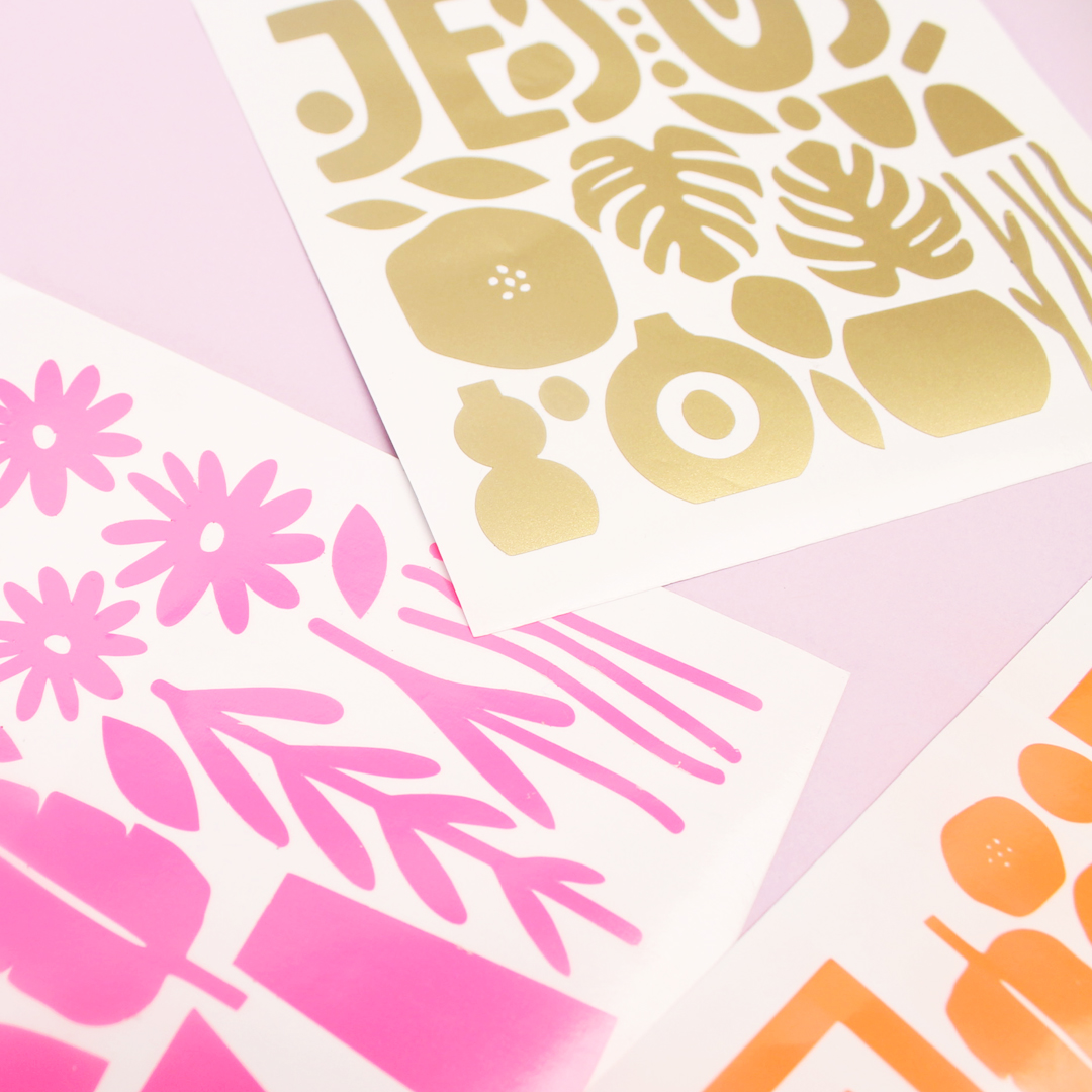 STICKERS FLORES & MACETAS - Imagen 2