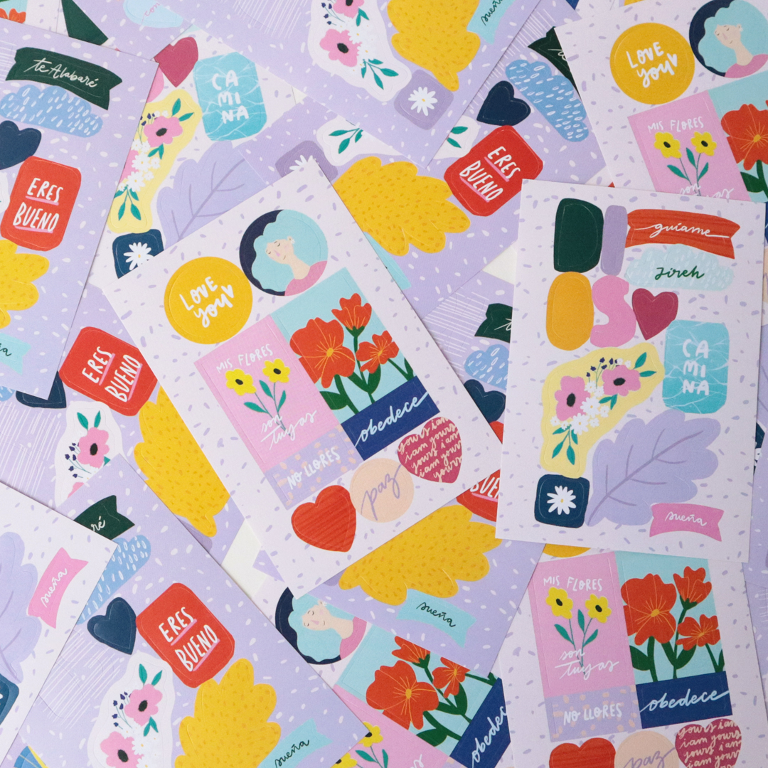 72 STICKERS ILUSTRADOS – ¡OH SANA! - Imagen 2