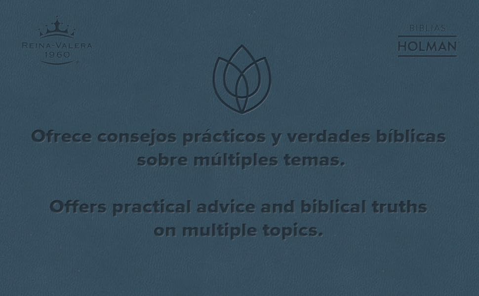 Biblia Consejería para la vida Azul Pizarra símil piel RVR 1960 - Imagen 7