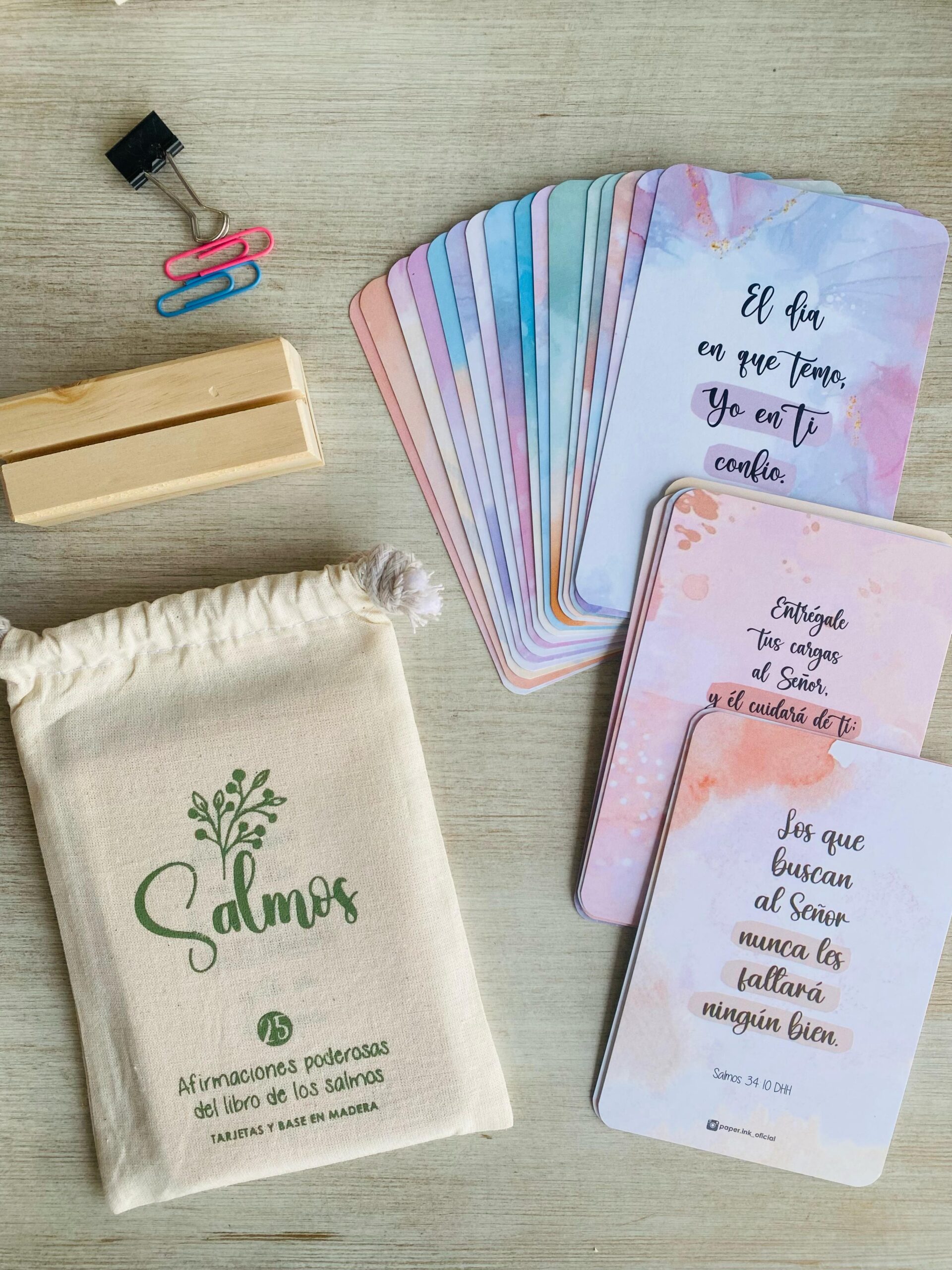 Tarjetas “Salmos” – Afirmaciones poderosas para el alma