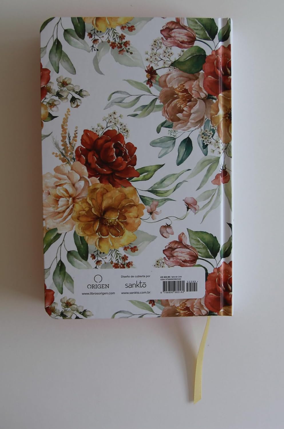 Biblia RVR 1960 letra grande tamaño manual, HC, flores rosadas y cantos pintados - Imagen 9