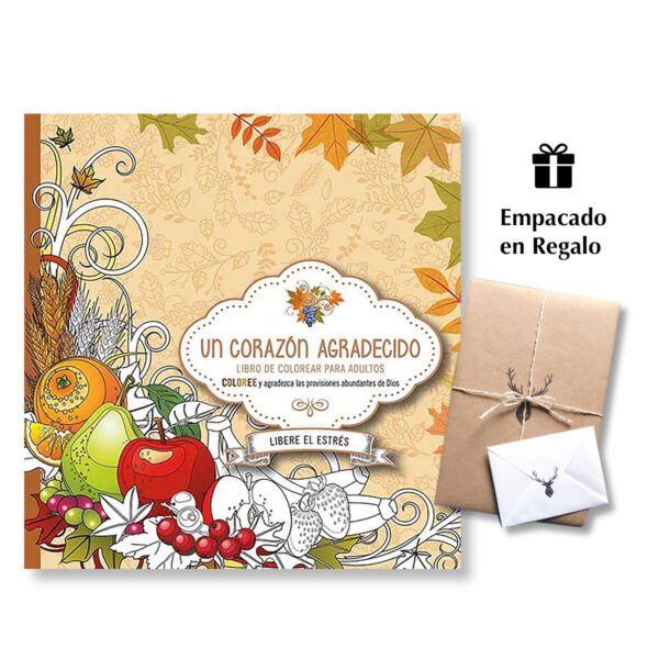 Corazón Agradecido - Libro de Colorear para Adultos