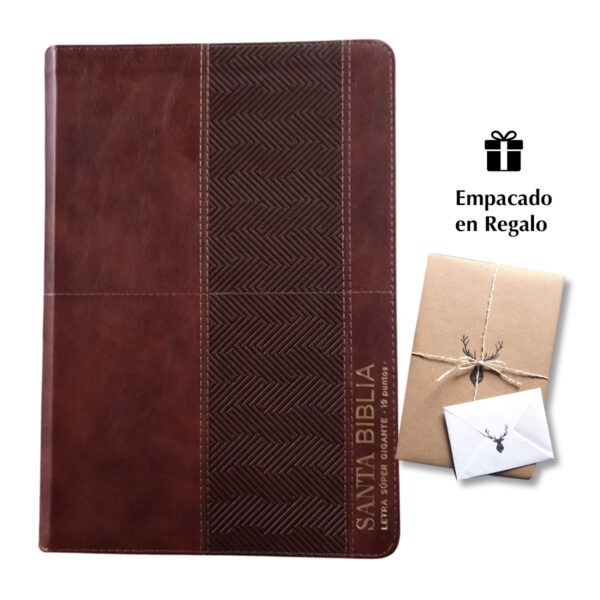Biblia RVR60  Letra Super Gigante 19 puntos Café Efeso