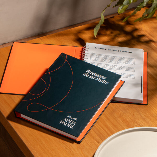 Cuaderno Promesas de mi Padre con lapicero - Azul Oscuro