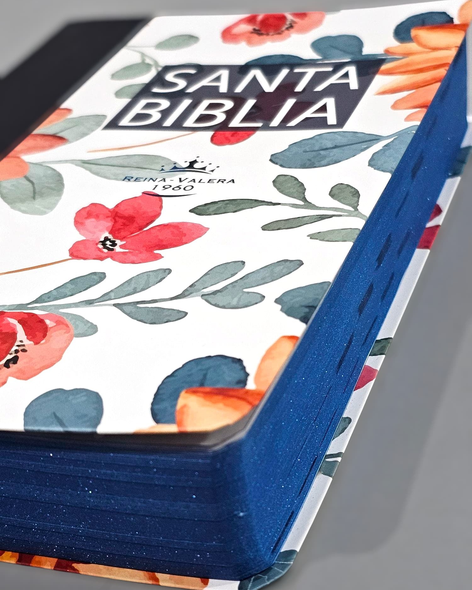 Biblia Reina Valera 1960 Flores Letra Gigante 14 puntos - Imagen 3