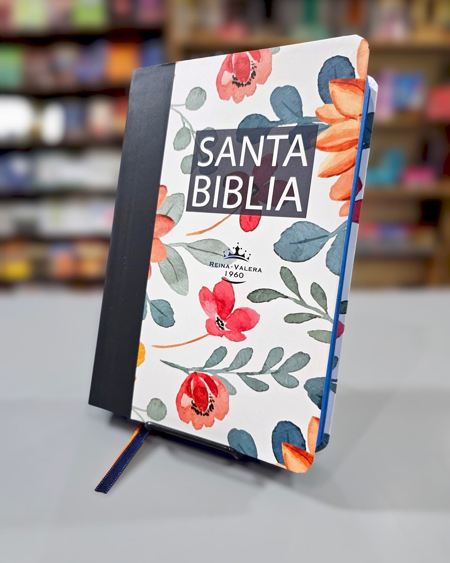 Biblia Reina Valera 1960 Flores Letra Gigante 14 puntos - Imagen 2