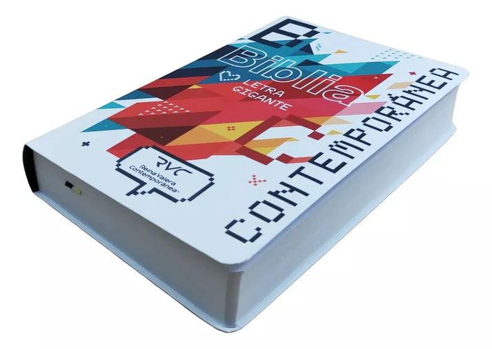 Biblia RVC Letra Gigante 14 Gamer Tapa Semiflexible Colores - Imagen 3