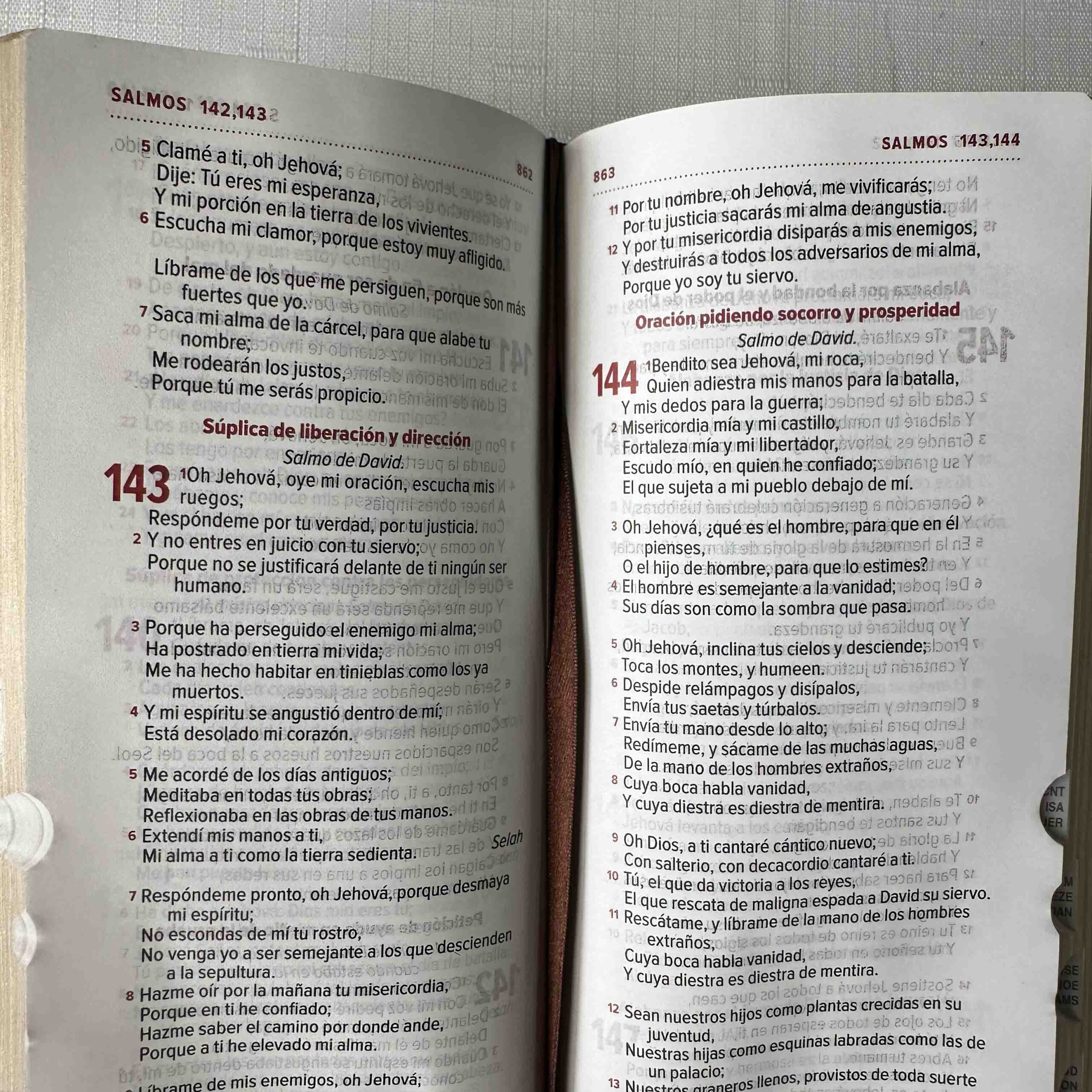 Biblia Reina Valera 1960 Tipo Agenda Café para Hombres – Chequera - Canto Dorado QR - Imagen 8