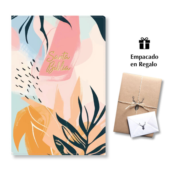 Biblia RVR60 Multicolor Letra Grande Tamaño Manual  Imitacion Piel