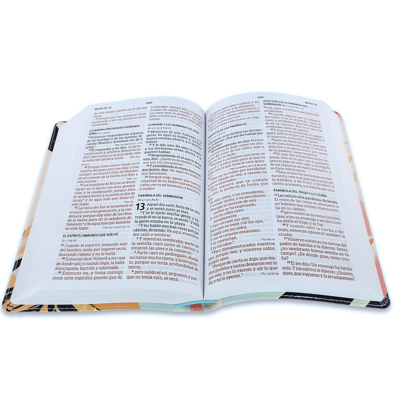 Biblia RVR60 Multicolor Letra Grande Tamaño Manual Imitacion Piel - Imagen 5