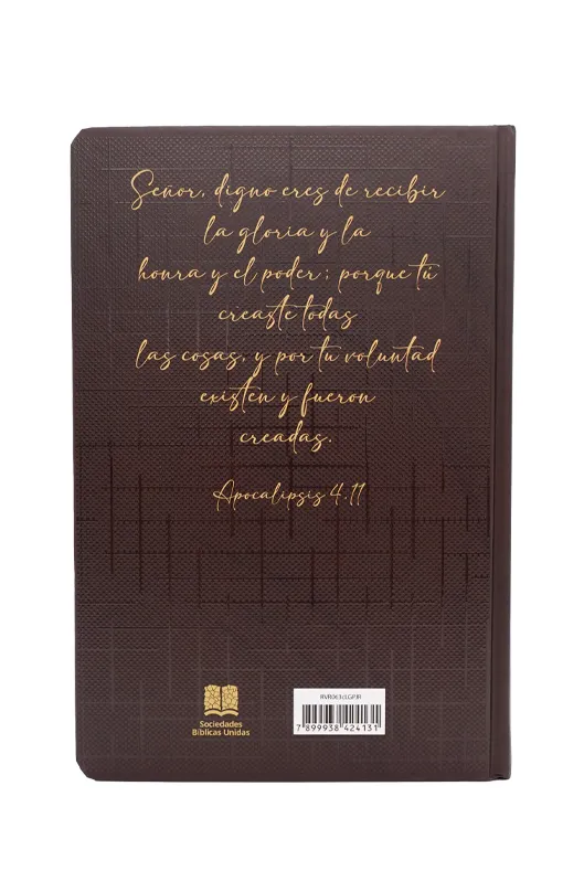 Biblia Diseño de León Azul Tapa Dura Letra Gramde - Imagen 3