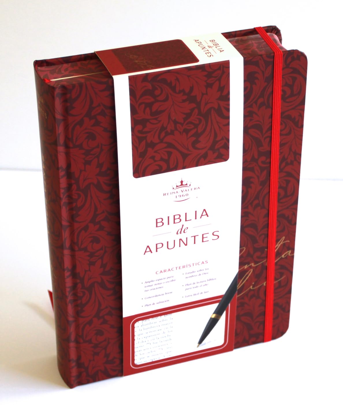 Biblia de Apuntes RVR 1960 Tapa dura Vinotinto - Imagen 8