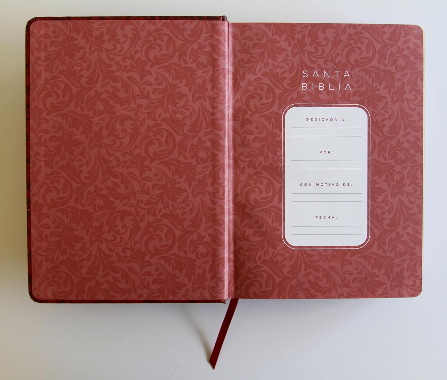 Biblia de Apuntes RVR 1960 Tapa dura Vinotinto - Imagen 7