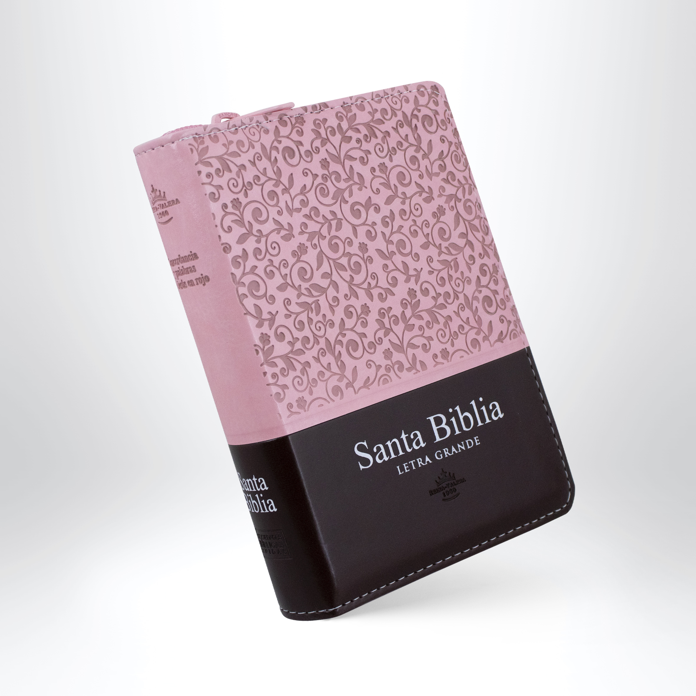 Biblia Reina Valera 1960 – Rosa Marrón Índice Cierre - Imagen 2