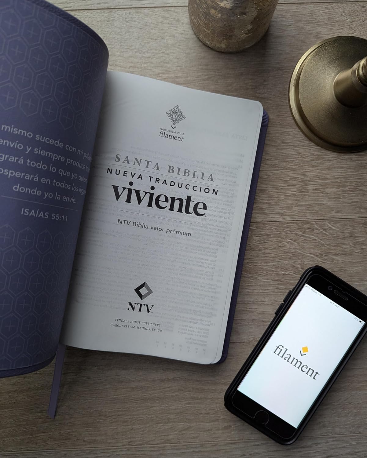 Biblia NTV Lavanda Valor Premium Filament - Imagen 5