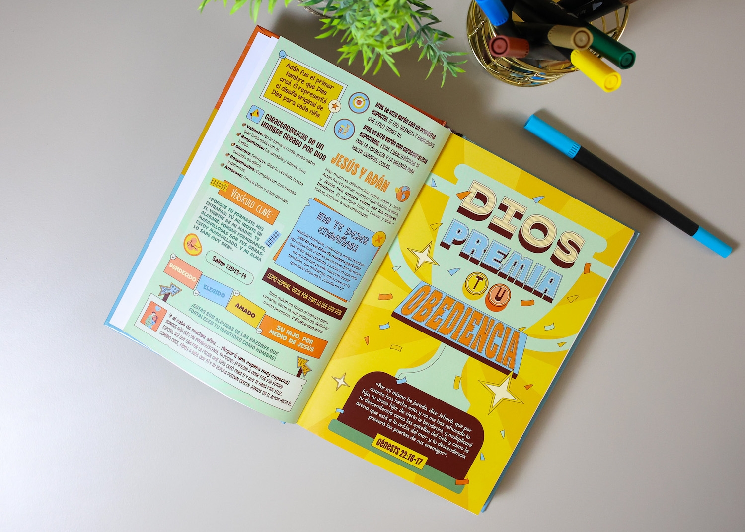 Biblia de Promesas RVR 1960 Para niños Tapa dura - Imagen 8