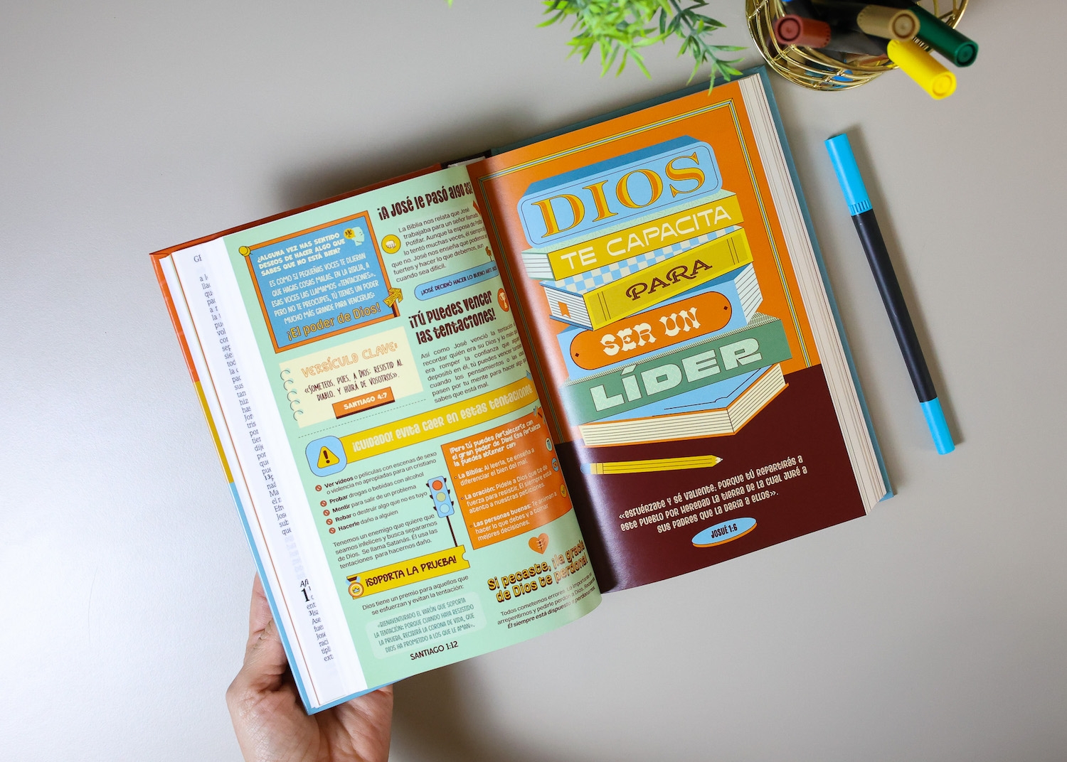 Biblia de Promesas RVR 1960 Para niños Tapa dura - Imagen 9