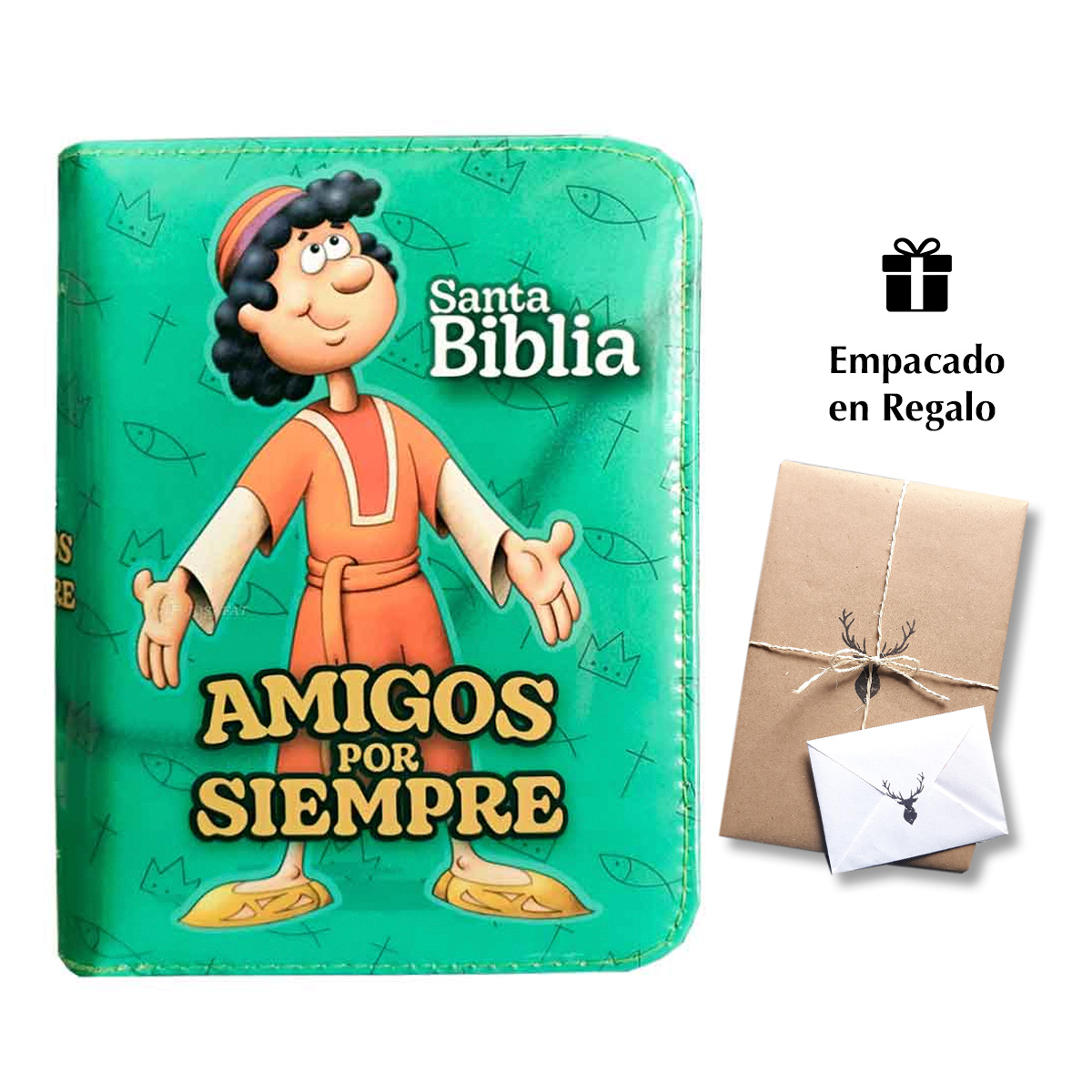 Biblia Amigos por Siempre RVR1960 Verde Compacta