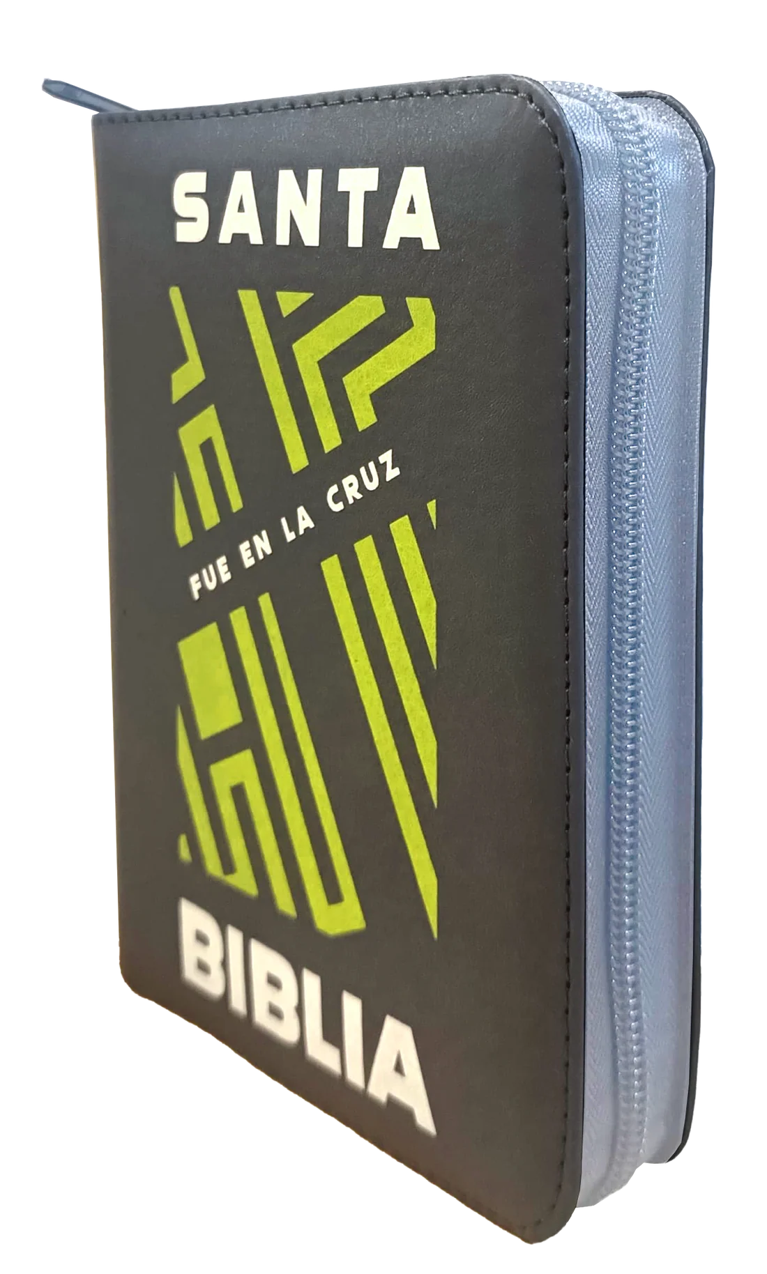 Biblia Reina Valera 1960 mediana RVR Letra Grande 11 puntos Gris Con Ayudas Digitales - Imagen 2