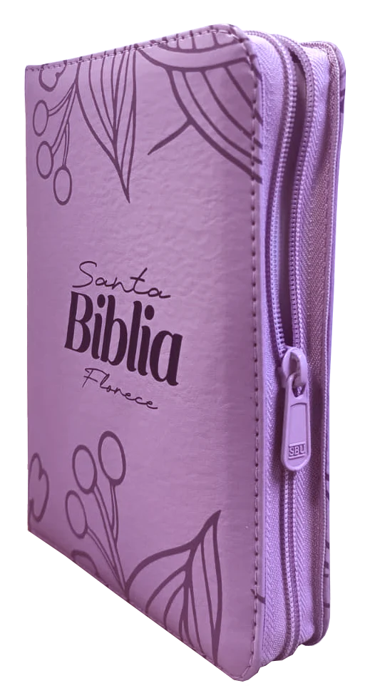 Biblia Reina Valera 1960 mediana RVR Letra Grande 11 puntos Lila Con Ayudas Digitales - Imagen 3