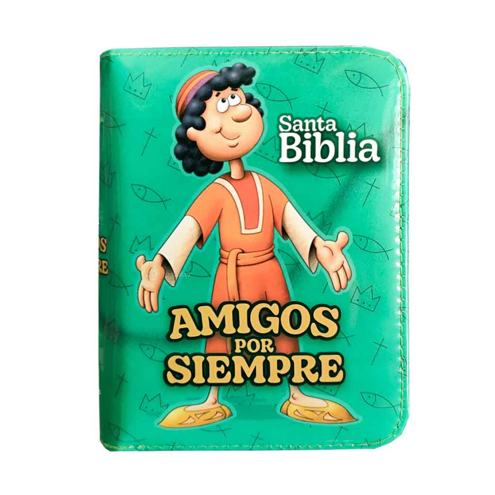 Biblia Amigos por Siempre RVR1960 Verde Compacta - Imagen 2